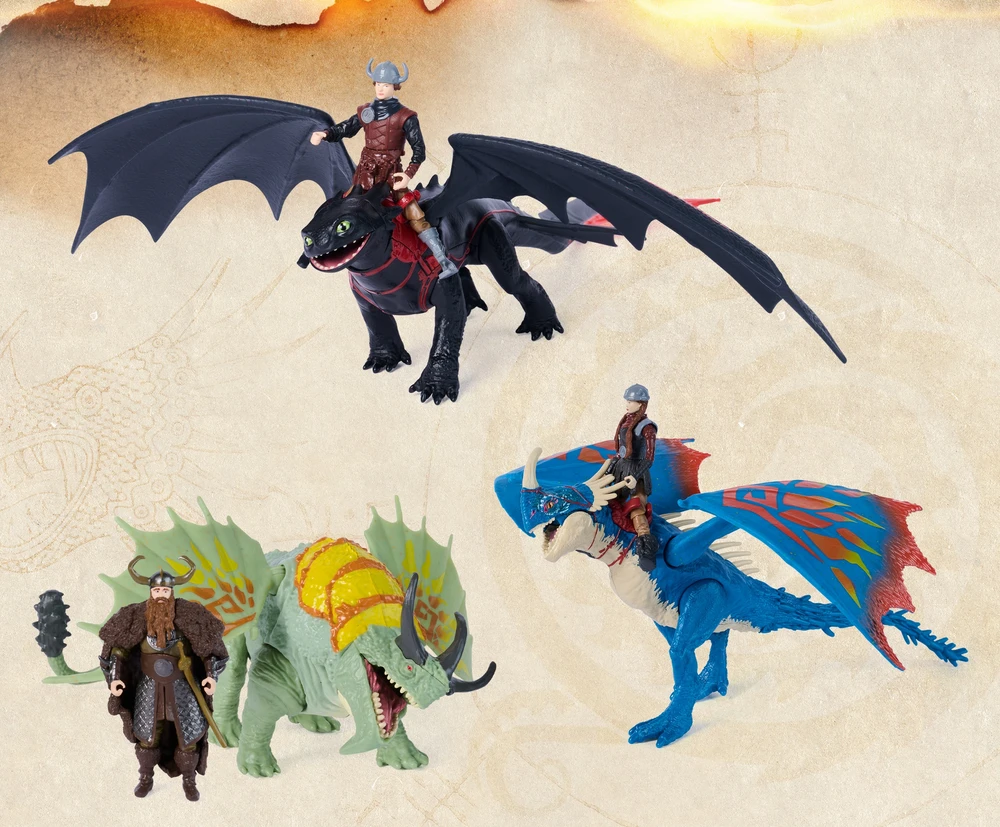 Dragons Drakonai – Vikingc Dragon-Deadly Nadder ir Astrid (6075558)