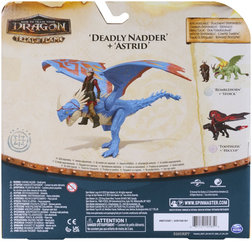 Dragons Drakonai – Vikingc Dragon-Deadly Nadder ir Astrid (6075558)