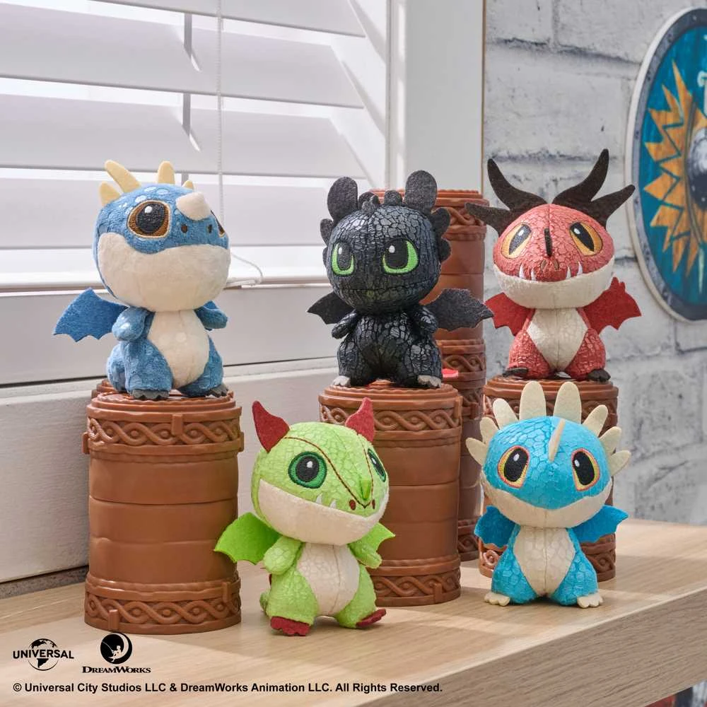 DRAGONS Pliušinis žaislas, 7,6 cm