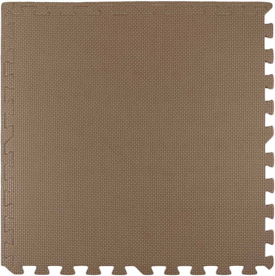 Humbi putplasčio kilimėlis 180x60, didelis putplasčio dėlionės komplektas, atsparus vandeniui, saugus, 3 vnt., tamsiai smėlio / tamsiai smėlio spalvos, kapučino spalvos.