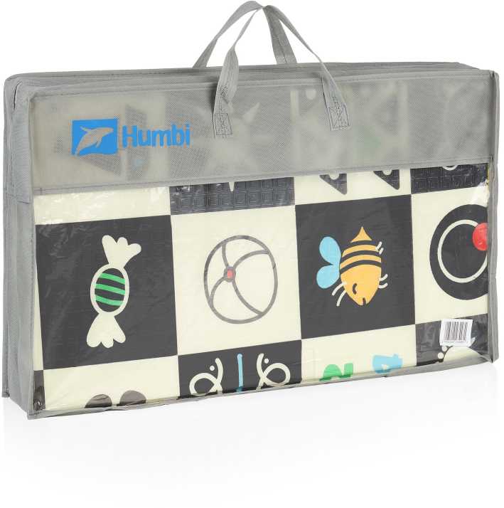 Humbi LAIKOMASIS PUOLŲ KILIMAS, DVIpusis, KONTRASTAS, ALPHABET PL + BAG