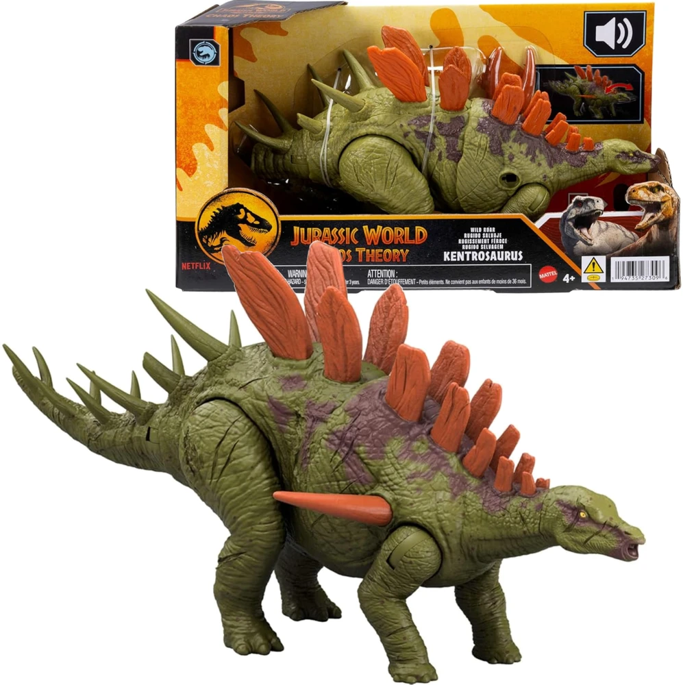 Interaktyvi dinozauro figūrėlė „Juros periodo pasaulis: chaoso teorija“ Wild, riaumojimas, 28 cm