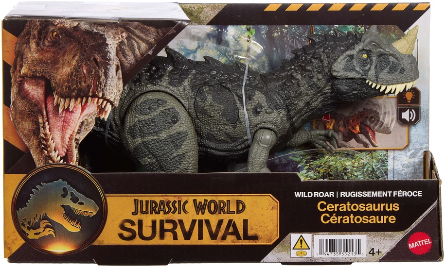 Mattel JURASSIC WORLD Riaumojantis Ceratosaurus JKL77 /4