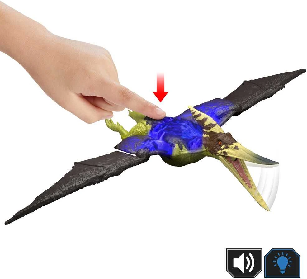 Mattel JUROS KELIONĖS PASAULIS Riaumojantis pteranodonas JKL78 /4