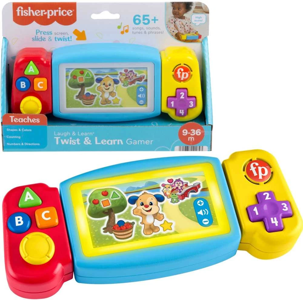 Mattel Interaktyvi Fisher Price ABC žaidimų konsolė vaikams