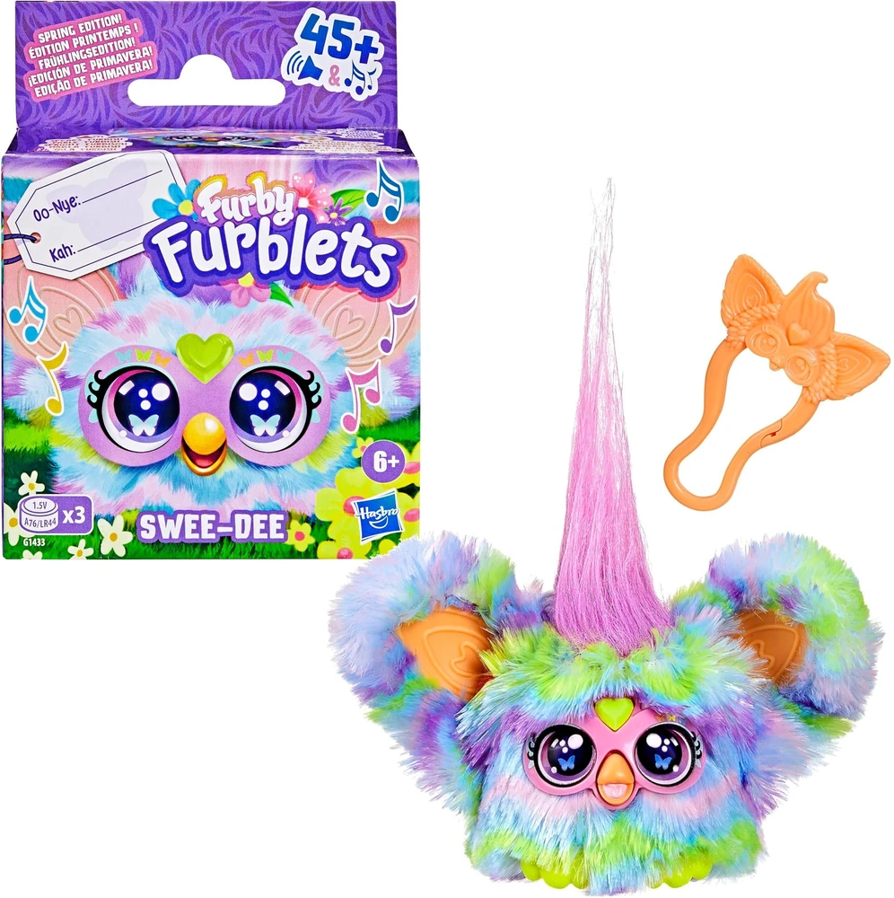 Hasbro FURBY Interaktyvus pavasarinis gyvūnėlis FURBLETS, 5 cm
