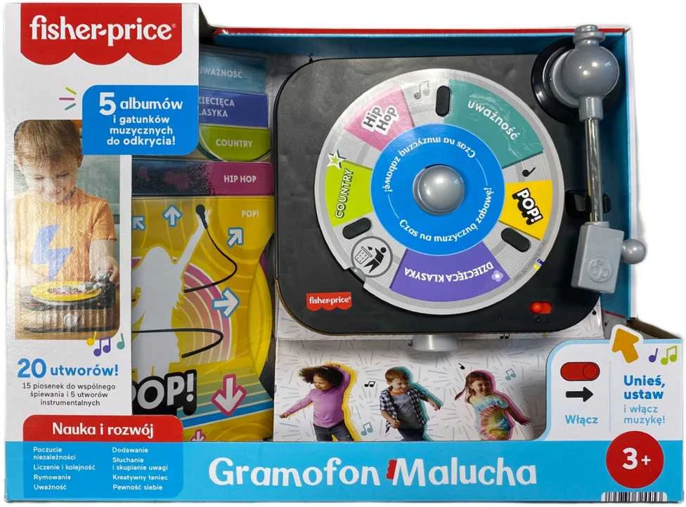 Record Fisher Price patefonų grotuvas JGX04