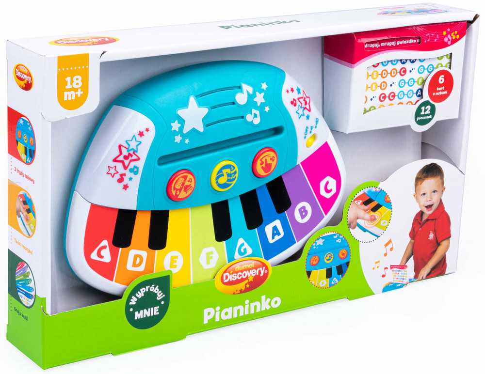 Muzikinis pianinas Dumel su natų kortelėmis