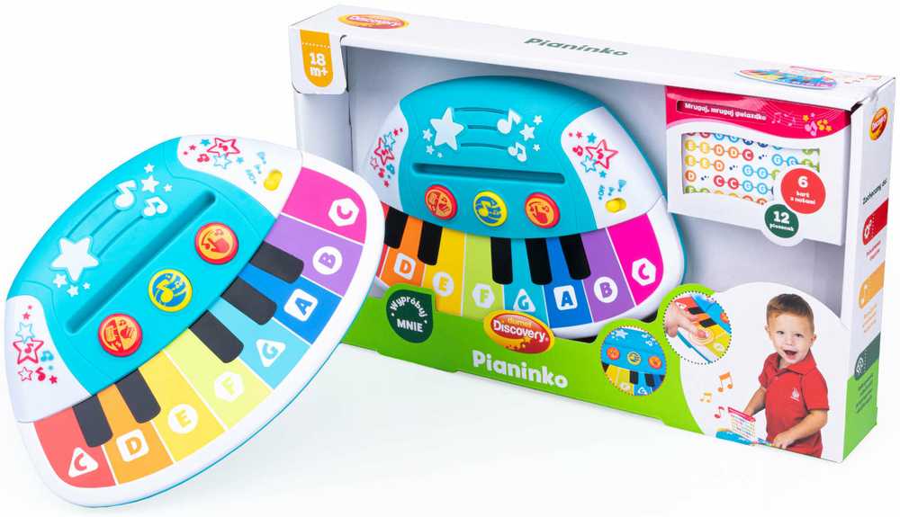 Muzikinis pianinas Dumel su natų kortelėmis