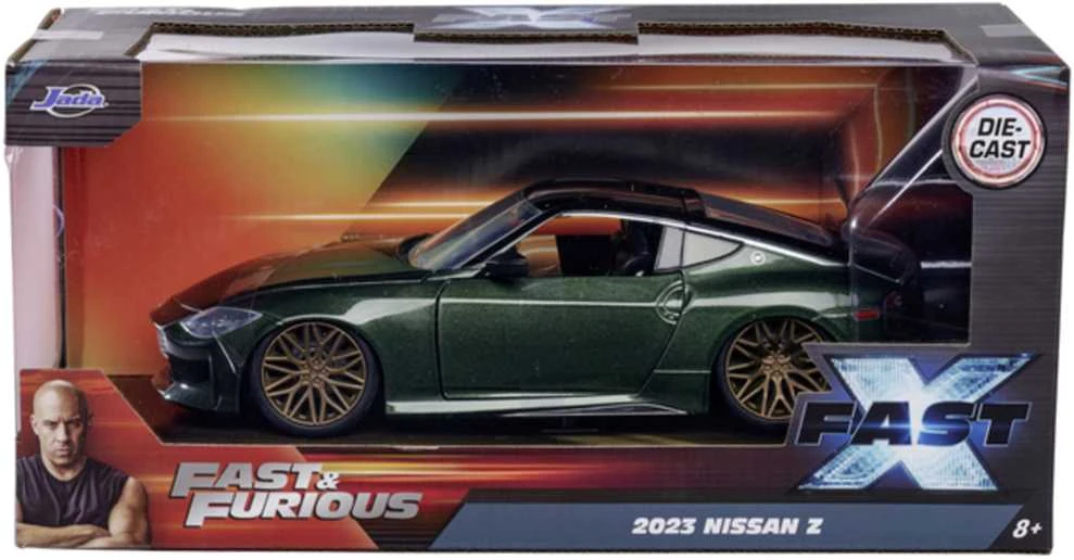 Simba Jada Greiti ir įsiutę 2023 Nissan Z 18 cm automobilis