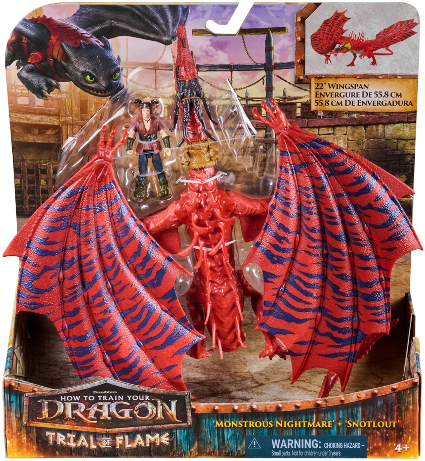 Spin Master DRAGONS Vikingas ir slibinas: Monstrous Nightmare ir Snotlout