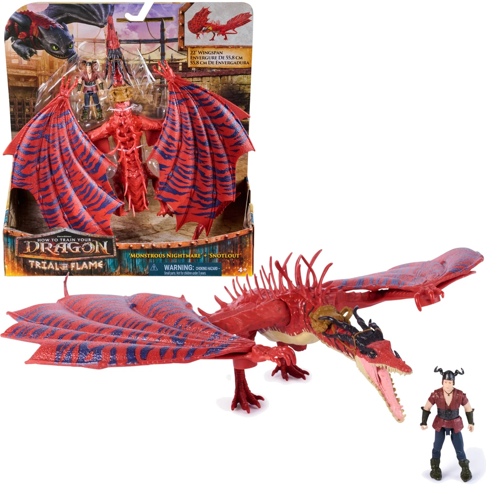 Spin Master DRAGONS Vikingas ir slibinas: Monstrous Nightmare ir Snotlout