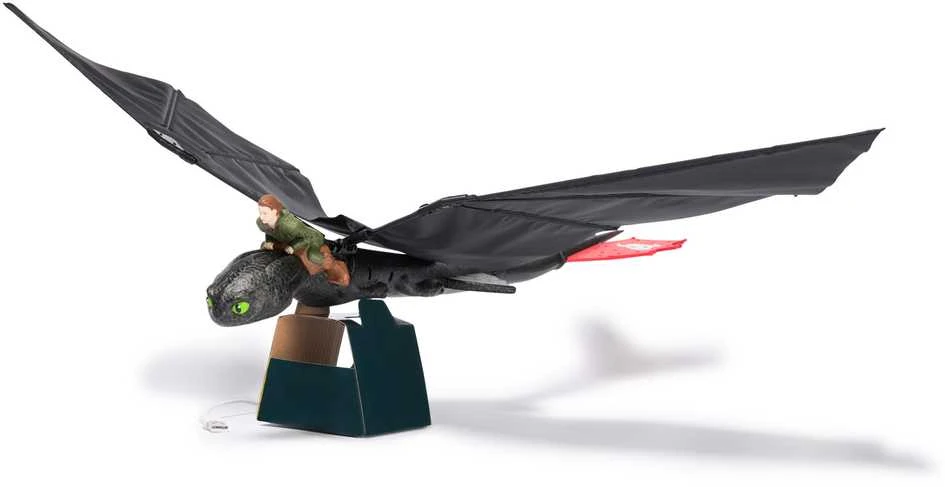 Spin Master Skraidantis bedantis interaktyvus RC figūrėlė Kaip prisijaukinti drakono sparnus 76 cm bedantis