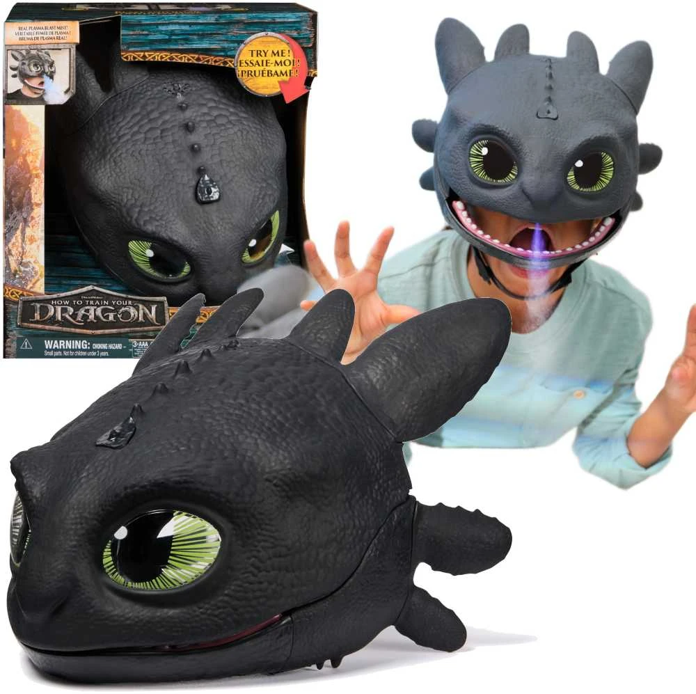 Spin Master DRAGONS Slibino kaukė su garso efektais