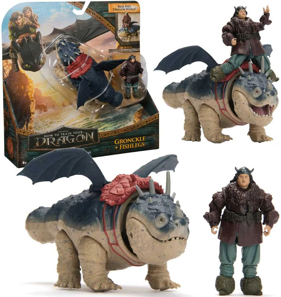 Spin Master Dragons Drakonai - Filmas Vikingas ir drakonas - Gronkle ir žuvies kojos (6074006)