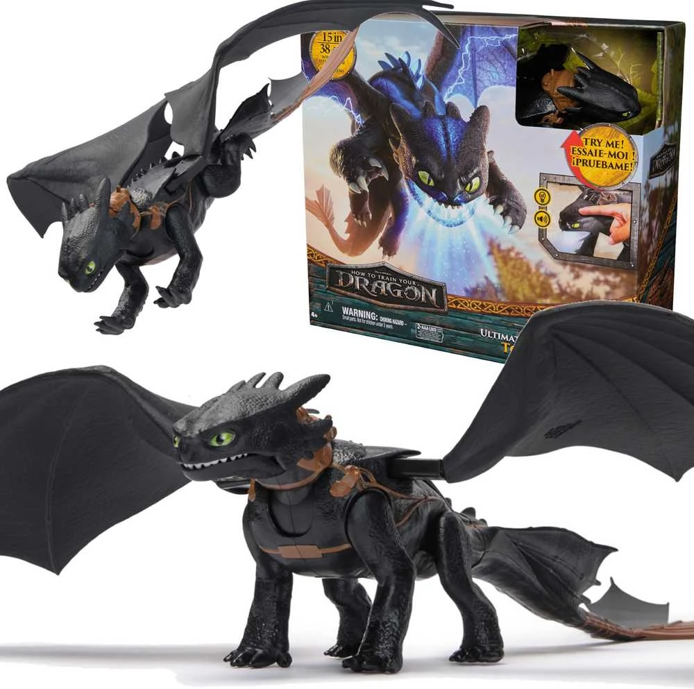 Spin Master DRAGONS Interaktyvus plazma šaudantis slibinas Nakties Įniršis