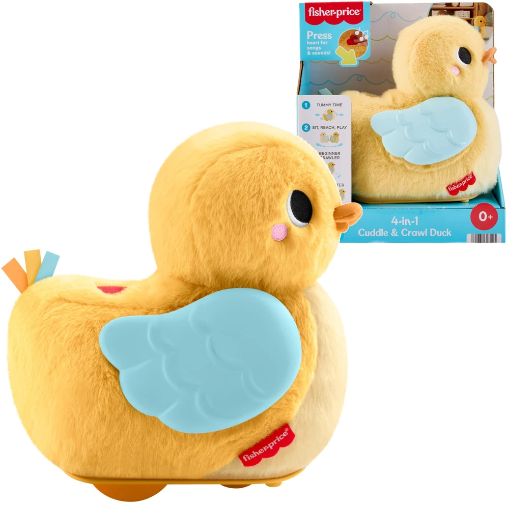 Fisher Price Jeżdżąca Kaczka Kiwaczka 4w1 zabawka wspierająca naukę raczkowania