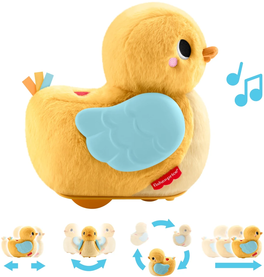 Fisher Price Jeżdżąca Kaczka Kiwaczka 4w1 zabawka wspierająca naukę raczkowania