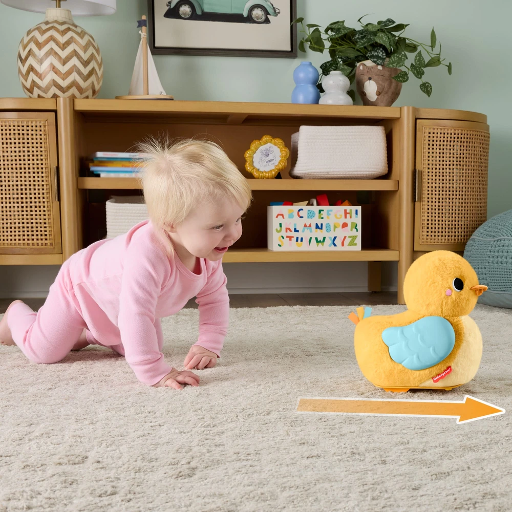 Fisher Price Jeżdżąca Kaczka Kiwaczka 4w1 zabawka wspierająca naukę raczkowania