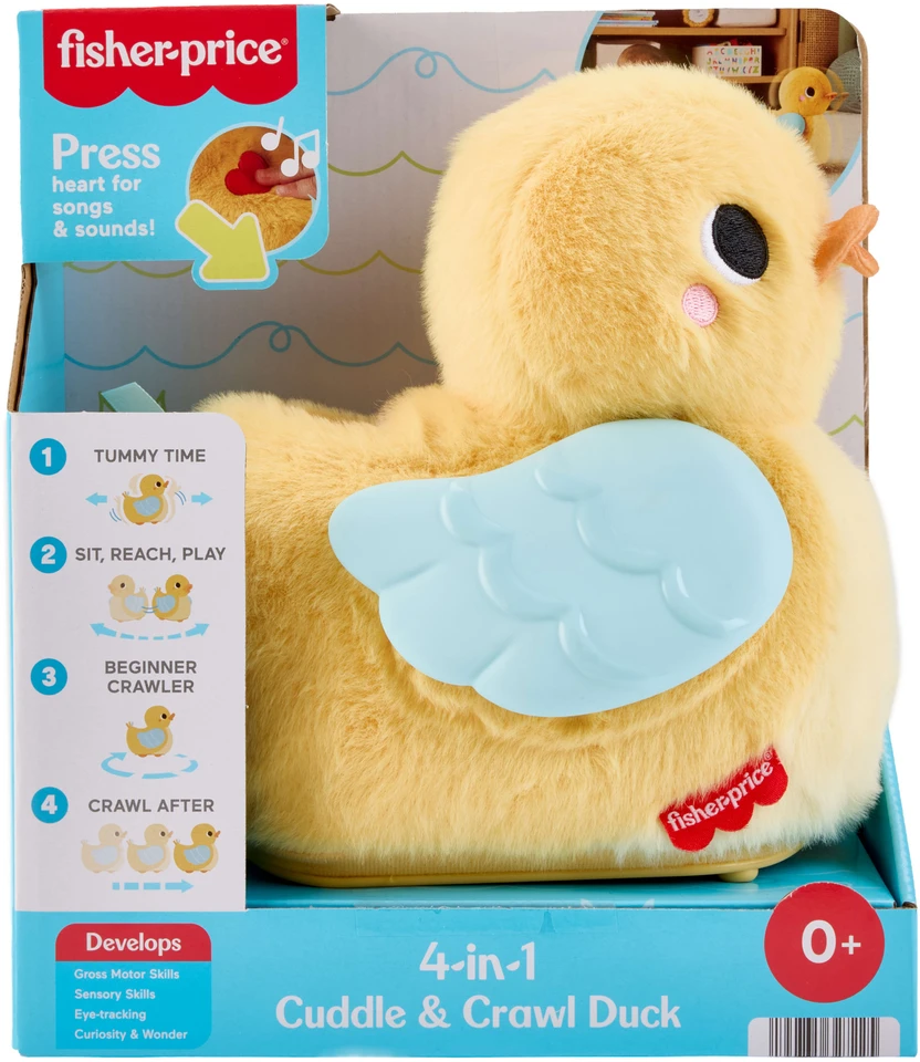 Fisher Price Jeżdżąca Kaczka Kiwaczka 4w1 zabawka wspierająca naukę raczkowania