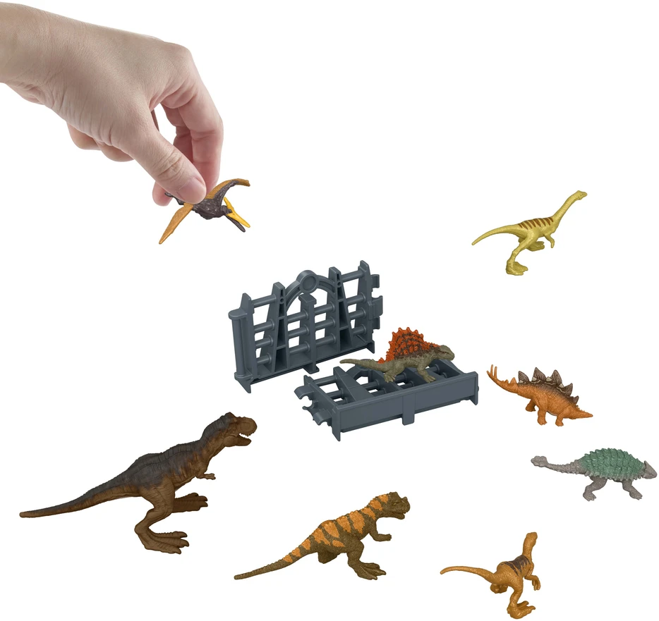Mattel Jurassic Park Minis Kalendarz Adwentowy Park Jurajski Wyspa Dinozaurów 24 elementy