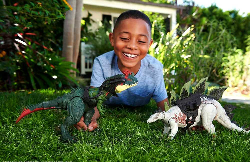 Figūrėlė Mattel Jurassic World Stegozaurų dinozaurų milžinų sekėjas HLP24