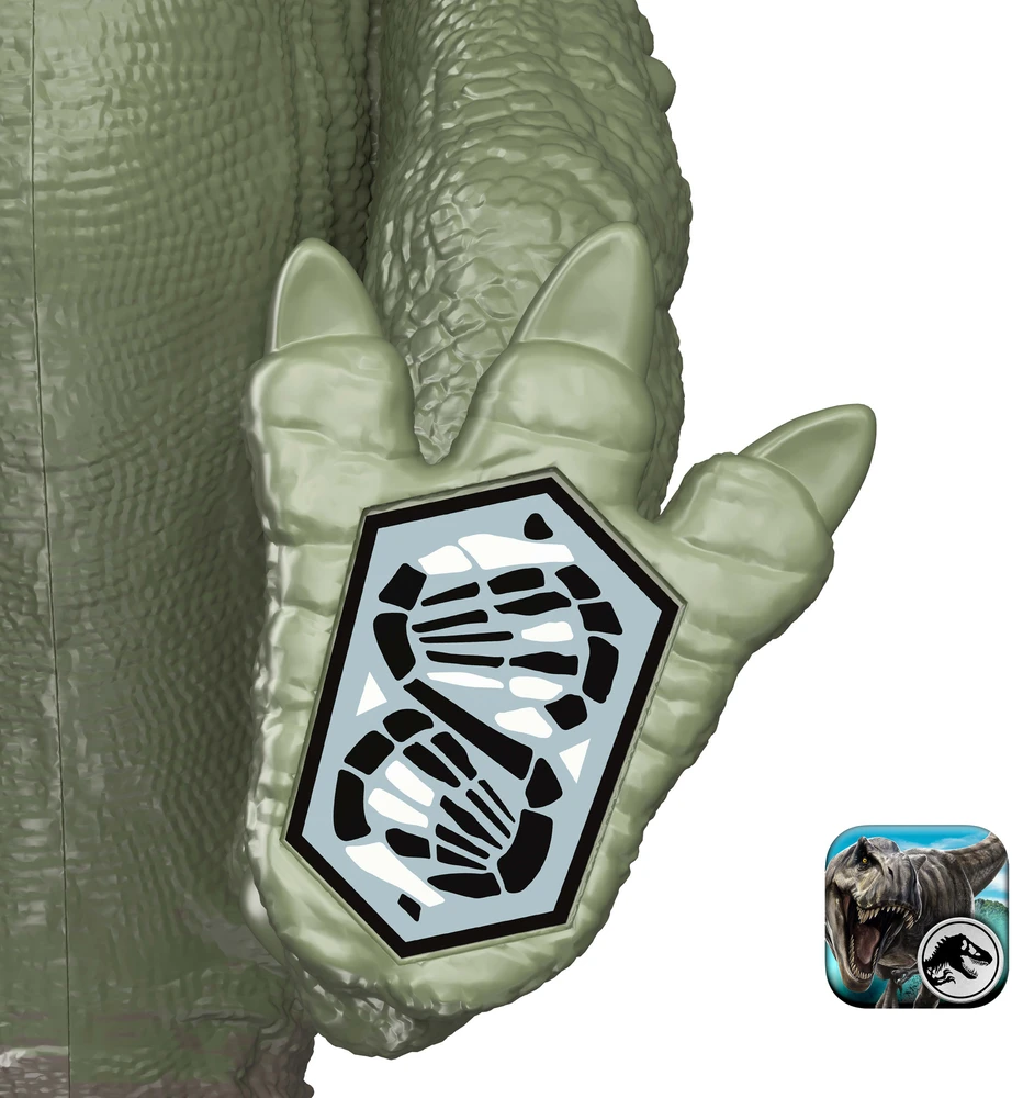 Mattel Jurassic World Dinozaur i Važiuoklė Terenowy su Chwytakiem Rinkinys su Figurkami