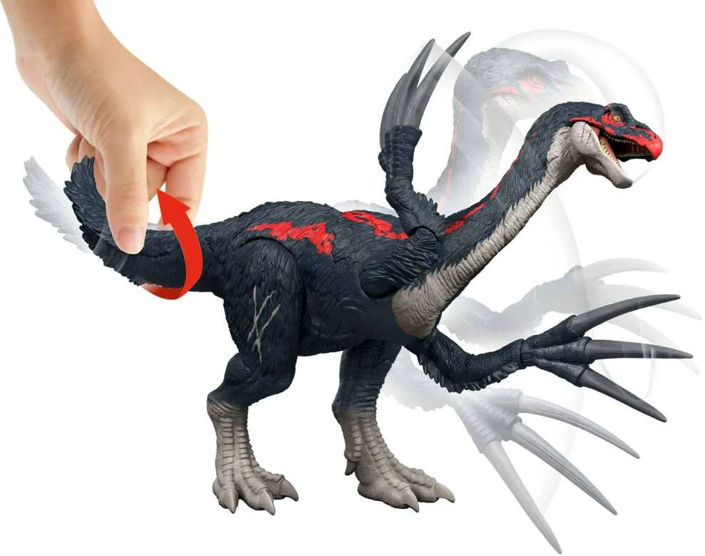 Mix Jurassic World Figūrėlė Dinozaur Therizinosaurus Interaktyvus su Dźwiękiem 35 Cm