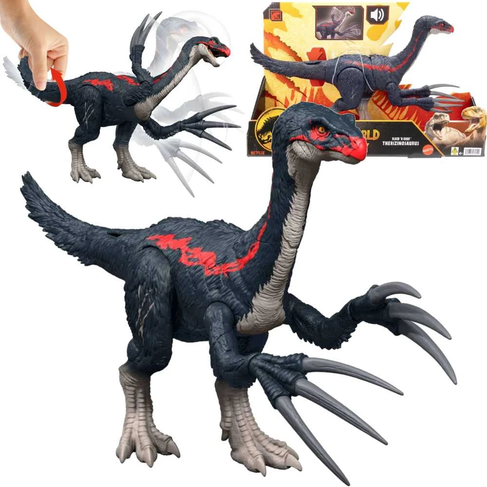 Mix Jurassic World Figūrėlė Dinozaur Therizinosaurus Interaktyvus su Dźwiękiem 35 Cm