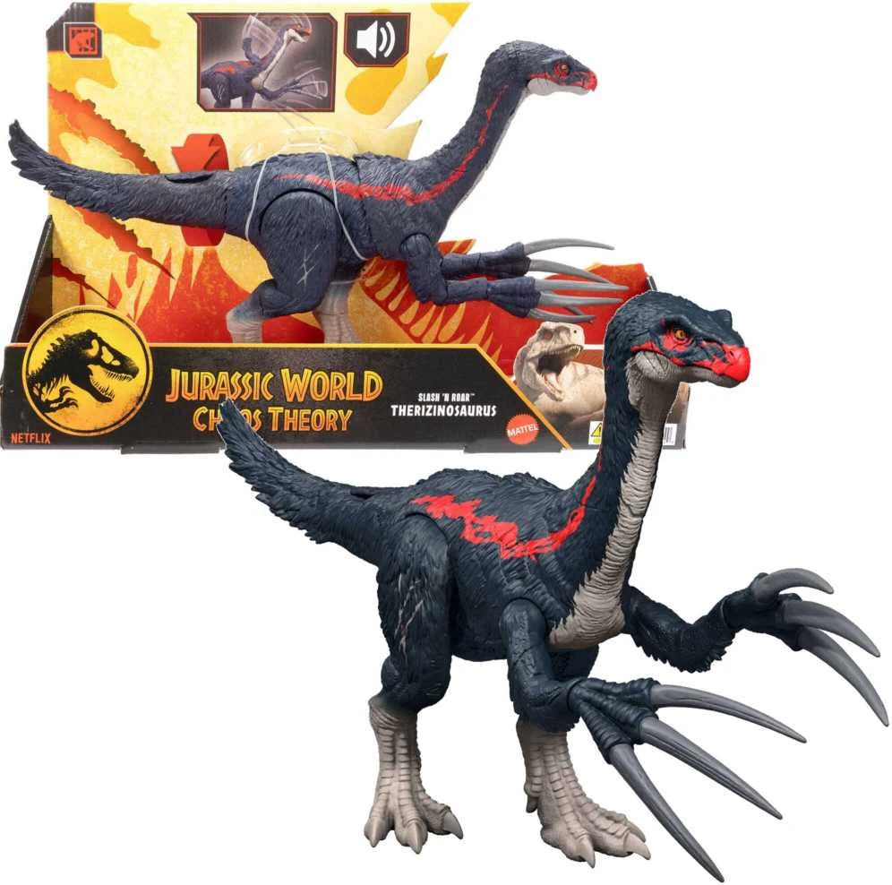 Mix Jurassic World Figūrėlė Dinozaur Therizinosaurus Interaktyvus su Dźwiękiem 35 Cm