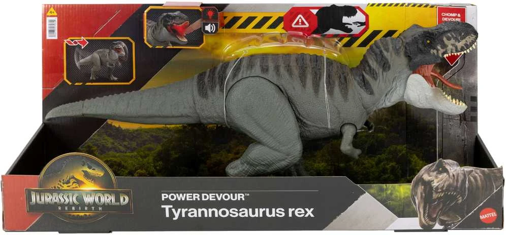 Mattel JURASSIC WORLD interaktyvus dinozauras – T. rex (JCH02)