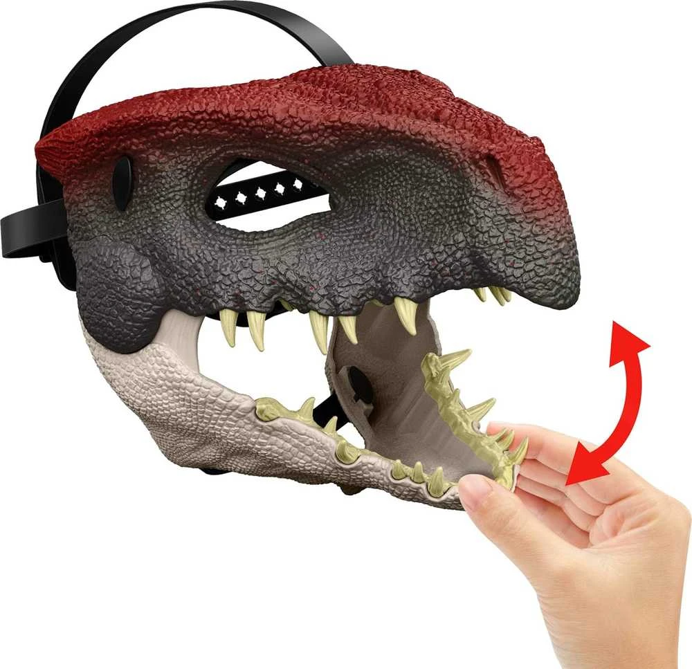 Mattel JURASSIC WORLD dinozauro kaukė (JKM95)