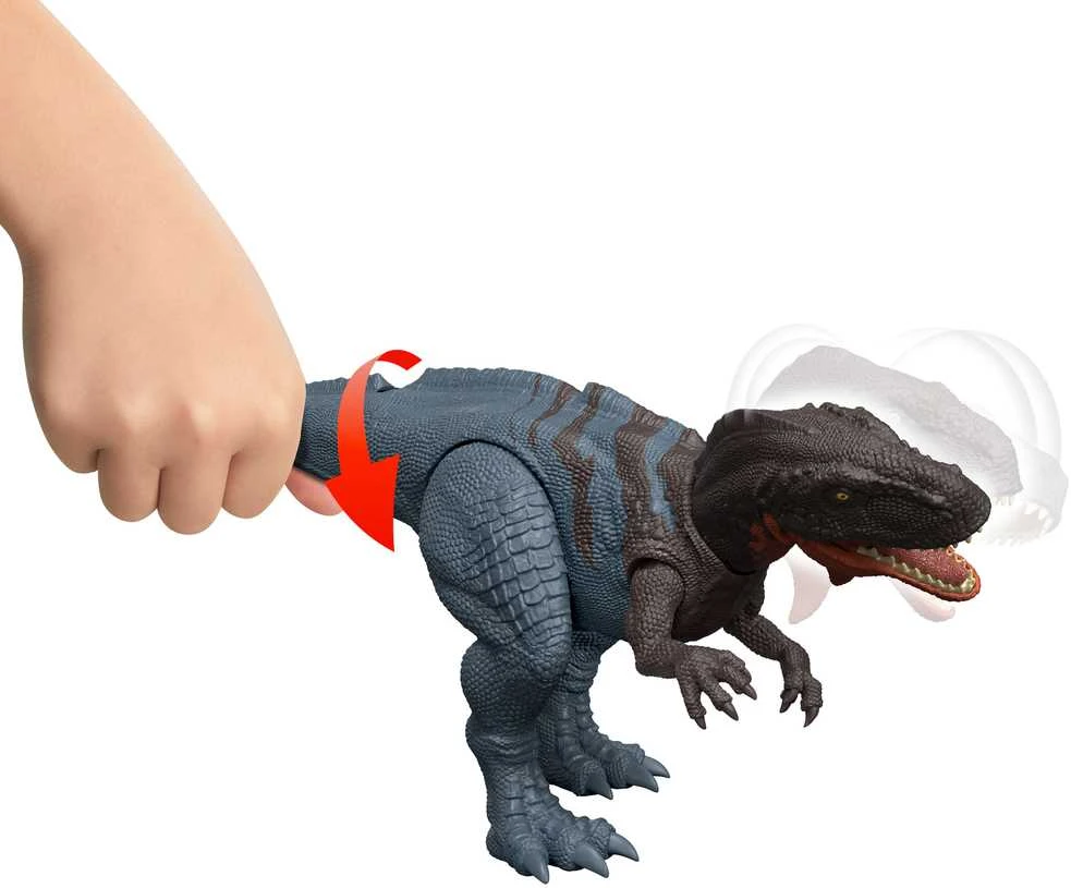 Mattel WORLD Juros pasaulio atgimimo Abelisaurus dinozauro figūrėlė 25 cm Sound