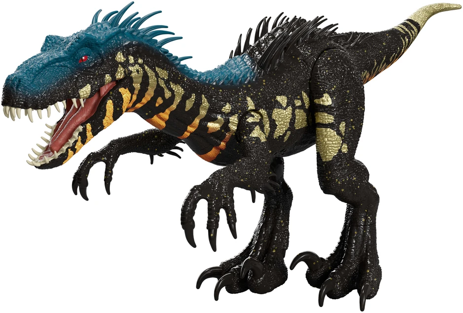 Mattel Juros periodo pasaulio perkurta didelė interaktyvi indoraptoriaus dinozauro figūrėlė, 35 cm