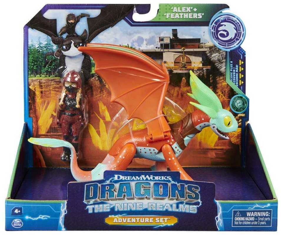 Kaip prisijaukinti slibiną (Alex and the Dragon Feathers) figūrėlių rinkinys