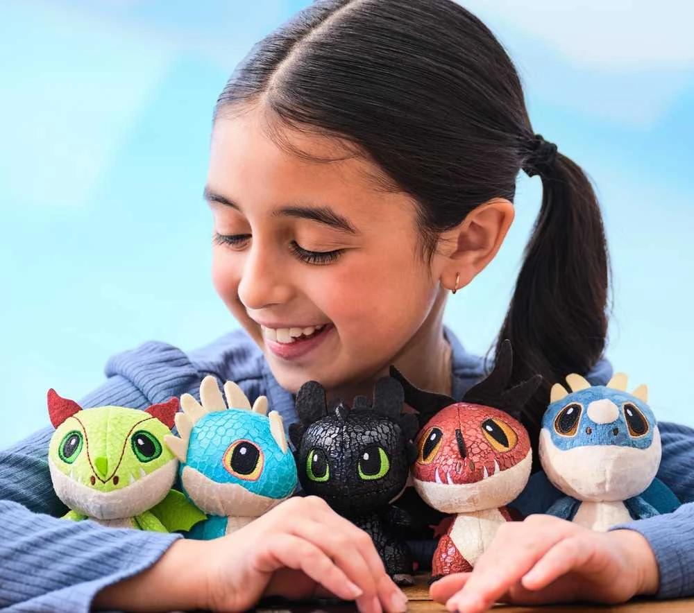 DRAGONS Pliušinis žaislas, 7,6 cm