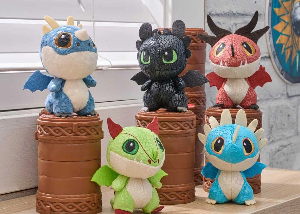 DRAGONS Pliušinis žaislas, 7,6 cm