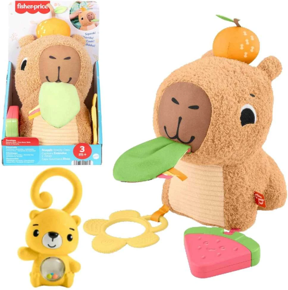 Mattel FISHER-PRICE lavinamasis žaislas – Kapibara (HYR54)