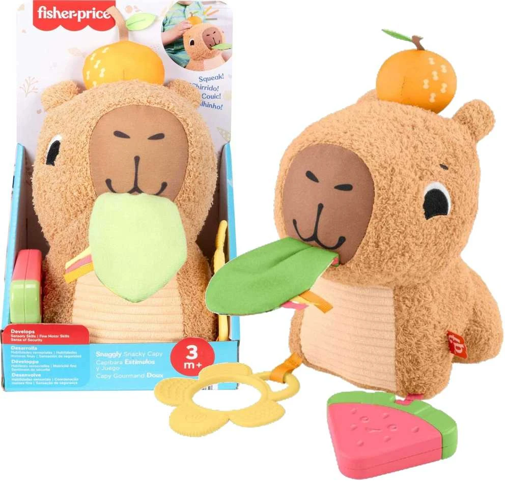Mattel FISHER-PRICE lavinamasis žaislas – Kapibara (HYR54)