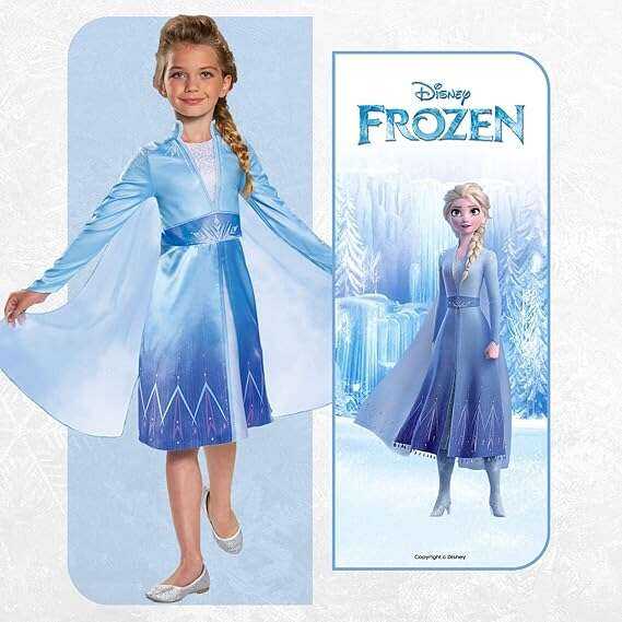 Jakks Pacific Karnavalinis kostiumas Disney Frozen Elsa Frozen Princess 110-122 cm (5-6 metai)
