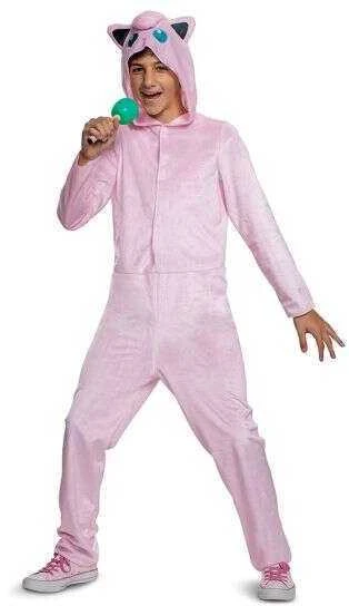 Karnavalinis kostiumas Pokemon Jigglypuff kostiumas rožinis maskuoklis 127-136 cm (7-8 metai) Kigurumi