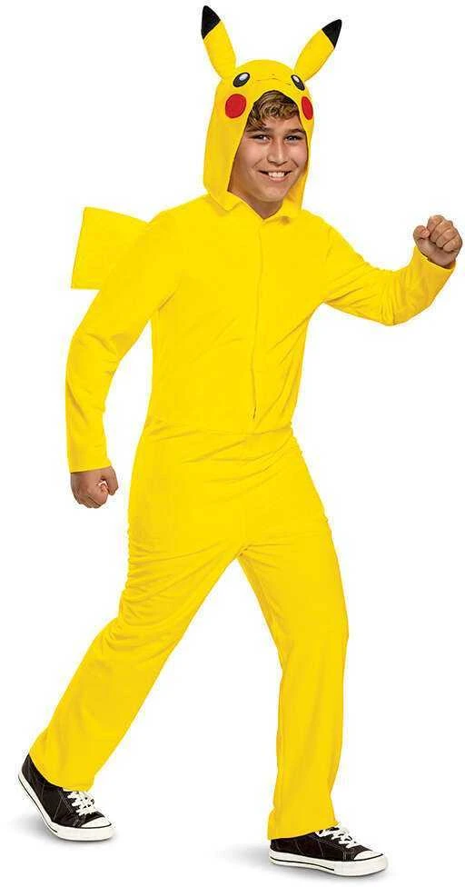 Karnavalinis kostiumas Pokemon Pikachu kostiumas geltonas maskuoklis 150-163 cm (14-16 metų) Kigurumi