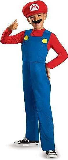 Karnavalinis kostiumas Super Mario berniukui 109-126 cm ūgio (4-6 metų)