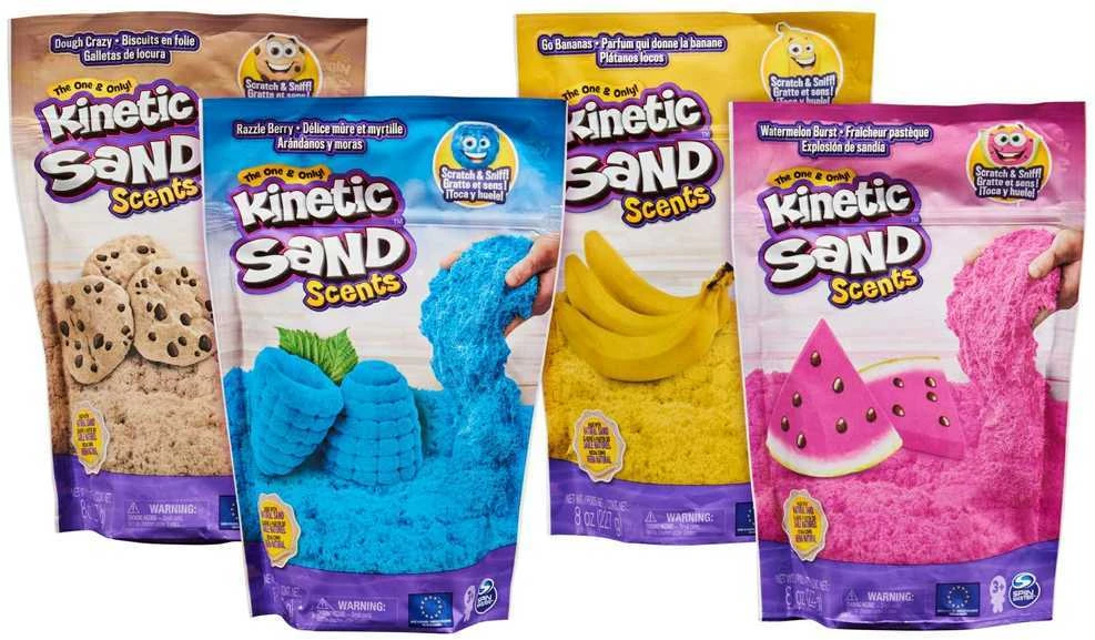 KINETIC Kinetinis smėlis Mėlynas kvapusis uogų kvapas Kinetinis smėlis 227 g
