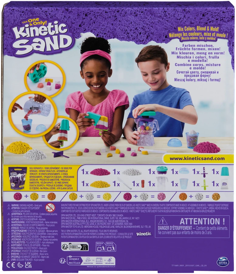 Spin Master KINETIC SAND Rinkinys „Glotnučiai“