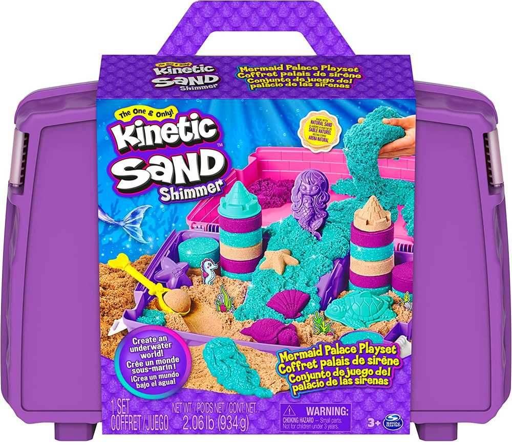 Spin Master Spin Master Kinetinis smėlis - undinėlės formos lagaminas, žaidimų smėlis