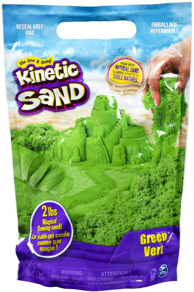 KINETIC Kinetinis smėlis Žalias kinetinis smėlis Ryškios spalvos 930 g