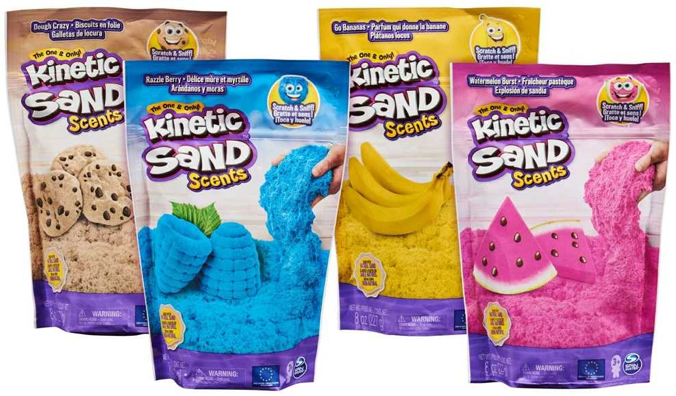 KINETIC Kinetinis smėlis su rausvu arbūzu ir kinetinio smėlio kvapu, 228 g