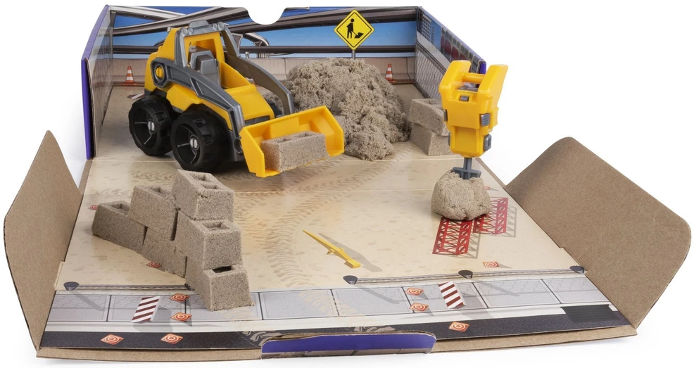 Spin Master Kinetic Sand Kinetinis smėlis – kasimo ir griovimo rinkinys (6044178)