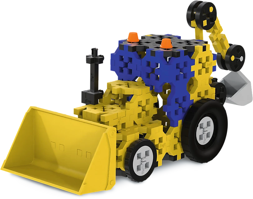 TREFL 61979 Connect 2in1 Bricks - Statybinės transporto priemonės / visureigis su priekaba